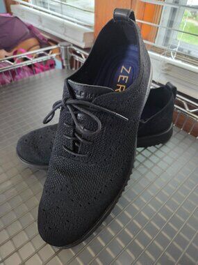 Cole Haan Men's 2.Zerogrand Laser Wingtip Oxford Black Style C28527 12